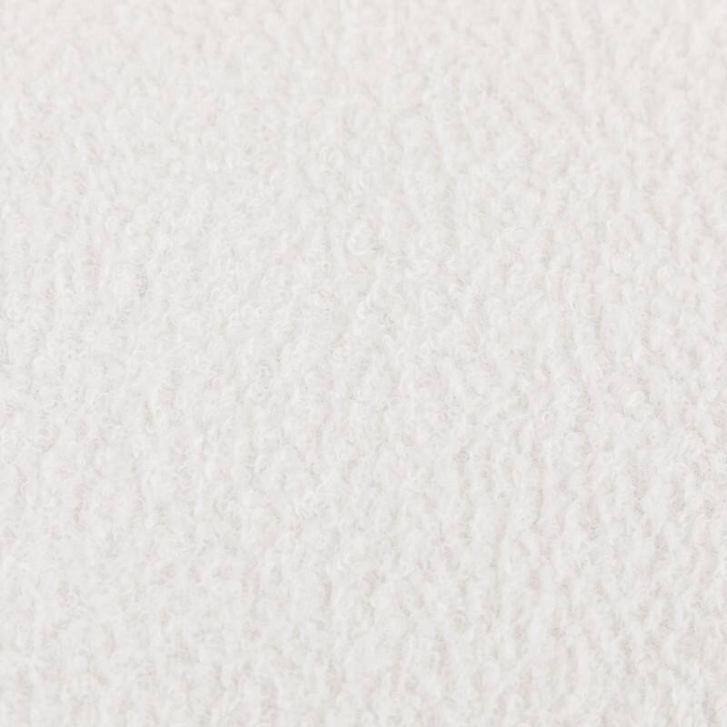 Modern Glam Teddy Fabric Upholstered Storage Ottoman Bench