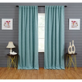 India's Heritage Cotton Boucle Lined Curtain Panel - Single Curtain Panel