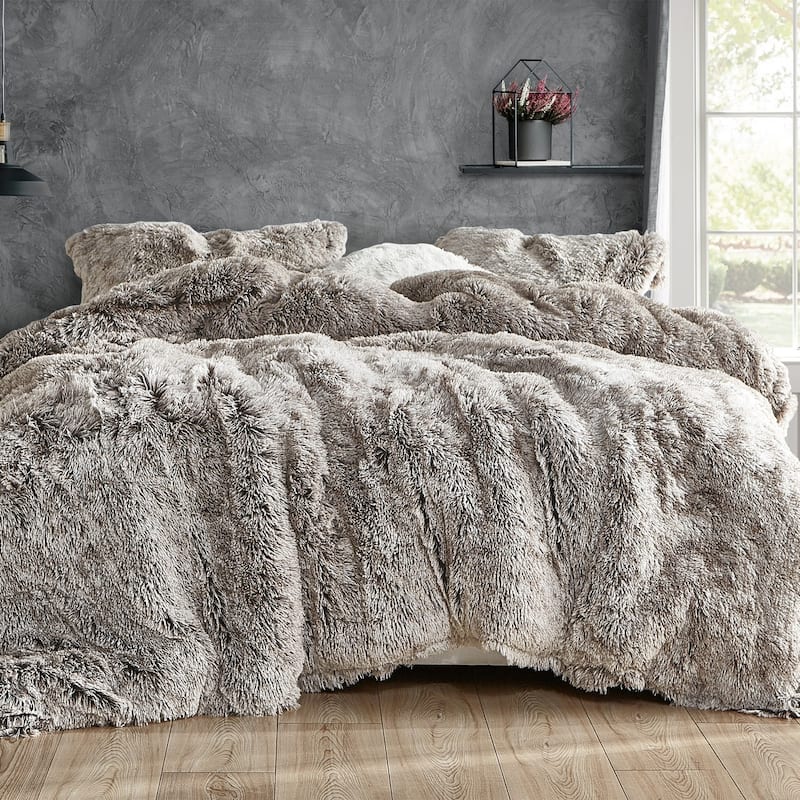 Are You Kidding - Coma Inducer® Oversized Comforter Set - Frosted Chocolate - King - Frosted Chocolate