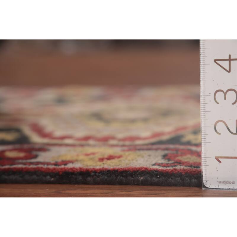 Kazak Runner Rug Handmade Oriental Grey Wool Carpet - 2'5"x 9'10"