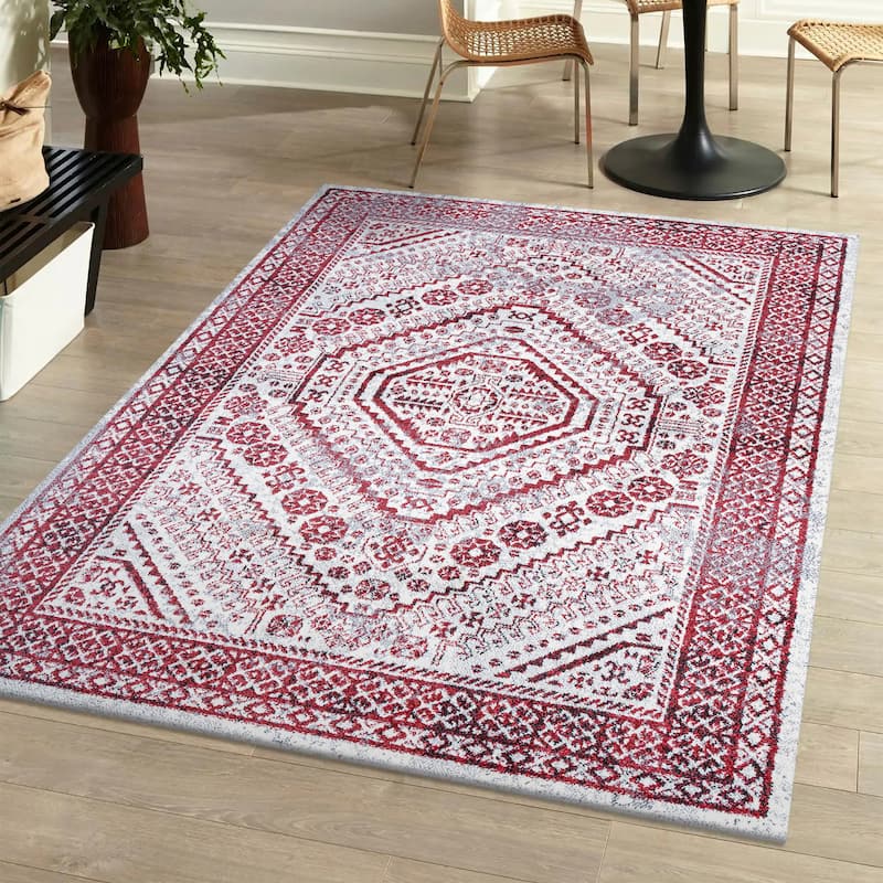 JONATHAN Y Dhiya Cottage Medallion Area Rug