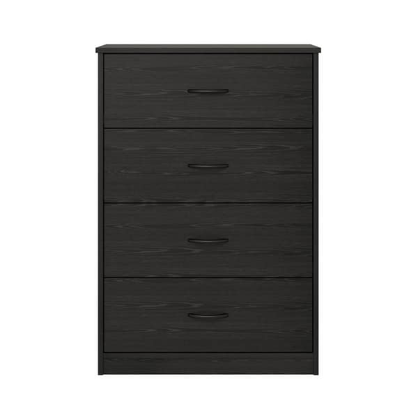 Classic 4 Drawer Dresser, Black Oak - Bed Bath & Beyond