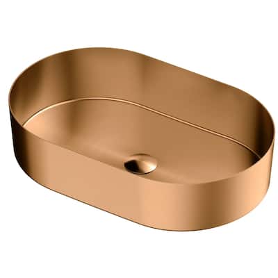 Karran Cinox Stainless Steel Oval Vessel Sink