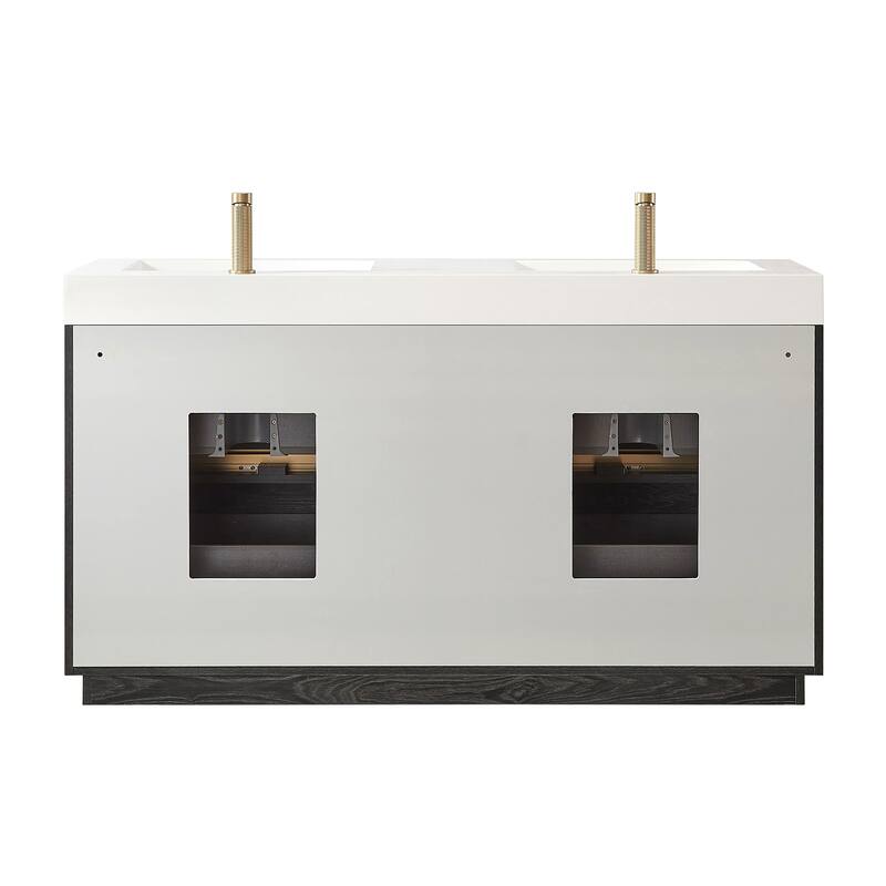 Huesca Bath Vanity with Composite Integral Sink Top without Mirror