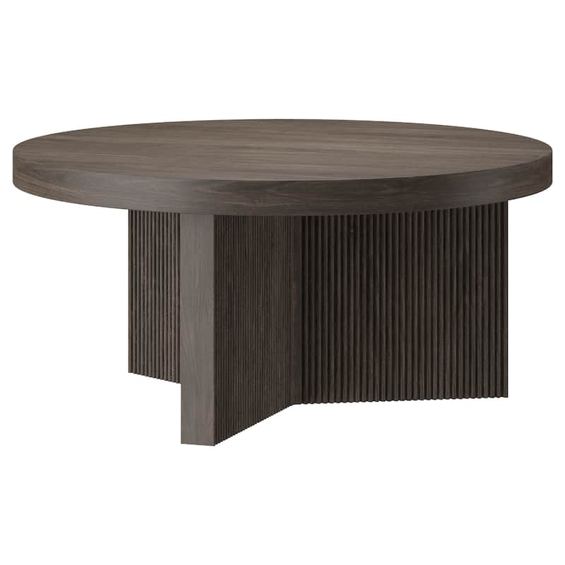 Holm 32" Wide Round Coffee Table