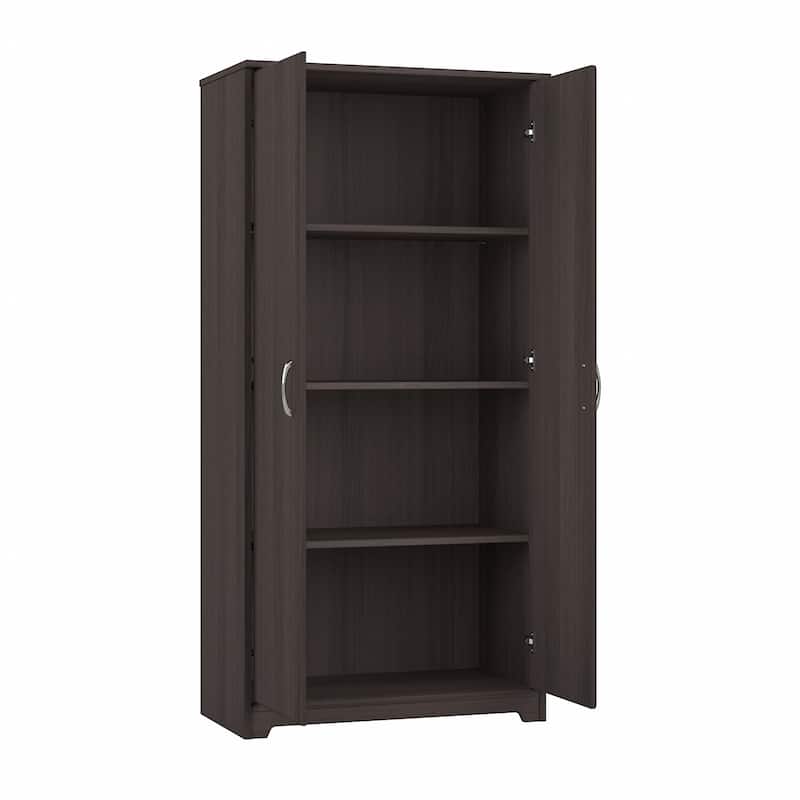 Cabot Tall Storage Cabinet with Doors by Bush Furniture