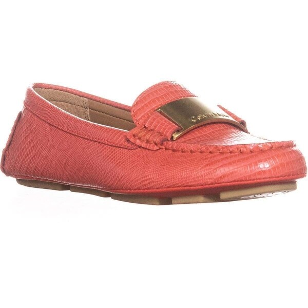 calvin klein red loafers