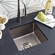 preview thumbnail 13 of 17, Reveler Fireclay Undermount Bar Sink - 15.75" x 15.75" x 7.5" Platinum
