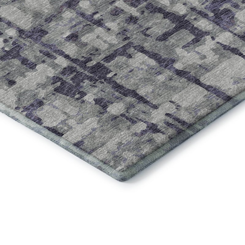 Premium Washable Super Soft Abstract Plaid Mayfield Rug