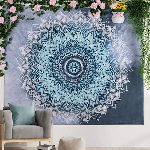 Urbanstrive Not Fade Mandala Tapestry Wall Hanging Trippy Hippie Psychedelic Wall Tapestry for Bedroom (51.2x59.1 Inches)