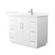 Option White / White Quartz Top / Brushed Nickel Hardware