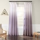 preview thumbnail 7 of 62, Exclusive Fabrics Ombre Faux Linen Light Filtering Curtains (1 Panel) - Lightweight Elegance, Natural Light Enhancement