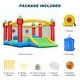 preview thumbnail 10 of 9, 15'x12' 600lbs Large Inflatable Bounce House for big kids with Blower & Basket Ball Hoop - 15.3'X12'