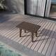 Option Teak/Side Table Stool