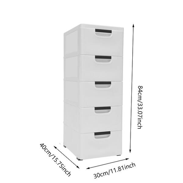 5 Drawers Dresser Vertical Clothes Storage Tower On Sale