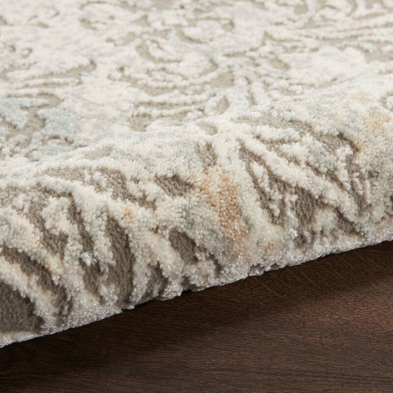 Nourison Soma Contemporary Damask French Country Area Rug