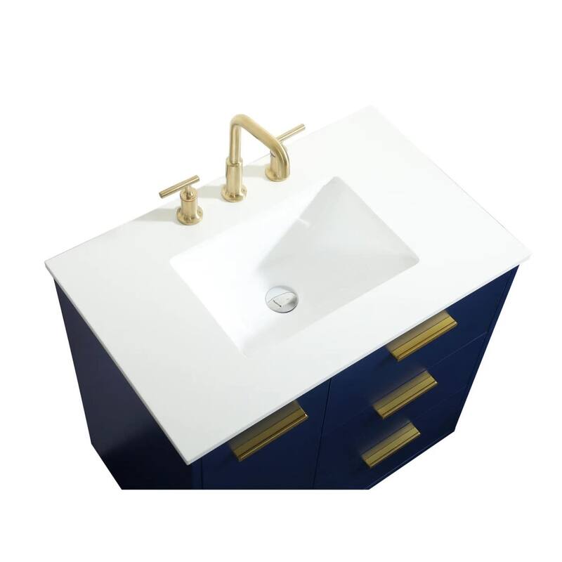 Elegant Lighting VF47030M Baldwin 30" Free Standing Single Basin