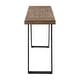 preview thumbnail 6 of 5, Uttermost Freddy 55" Long Wood Top Metal Console Table