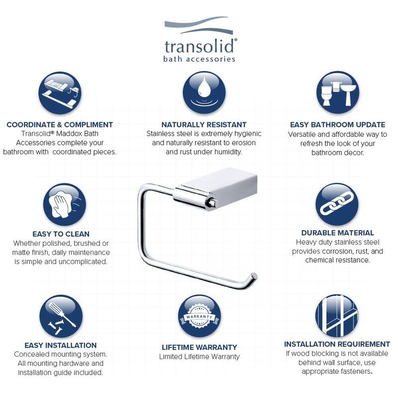 Transolid MPH Maddox Wall Mounted Toilet Paper Holder