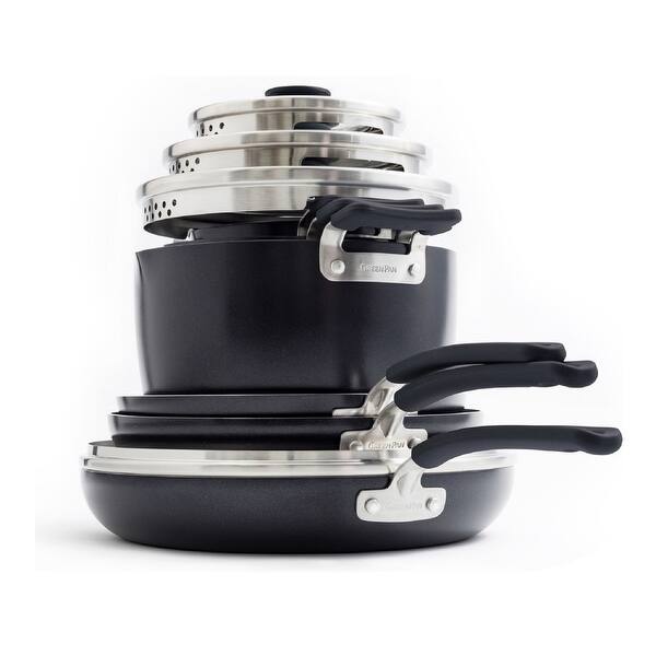 GreenPan Levels Essentials 13-Piece Cookware Set - Bed Bath & Beyond ...