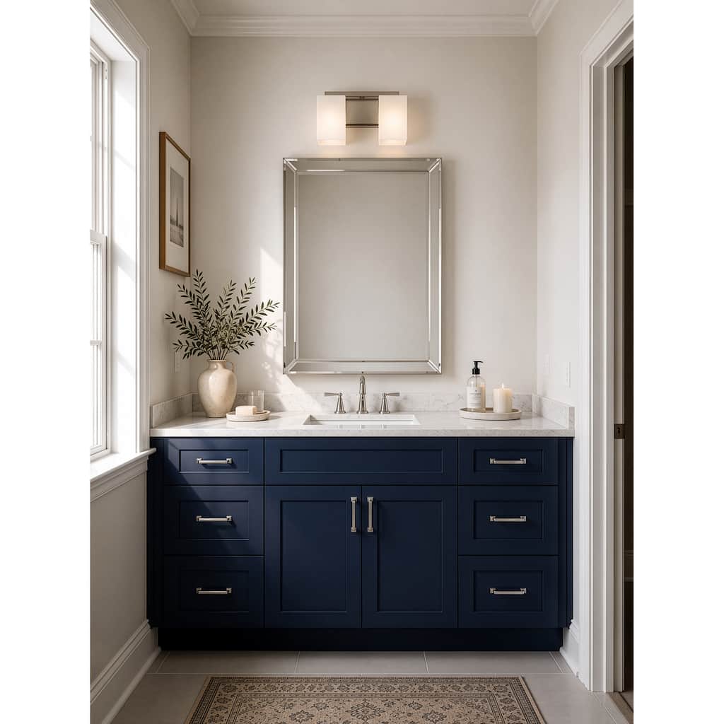 Varaluz Capri On Trend Bathroom Vanity Light - Brushed Nickel