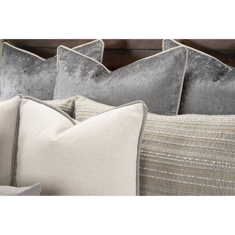 Ernest Hemingway Nile Charcoal Throw Pillow