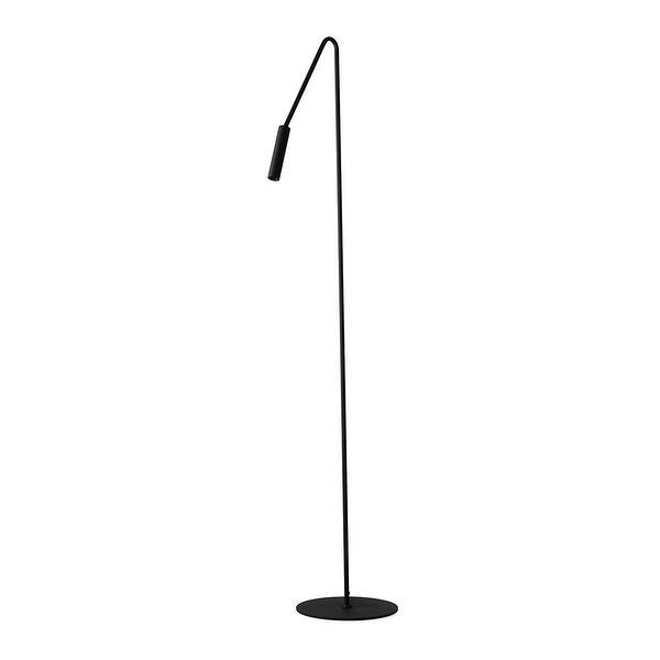 Shop Spotlight Task Floor Lamp Matte Black Overstock 28231870