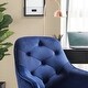 preview thumbnail 10 of 20, Glitzhome 40"H Velvet Gaslift Adjustable Swivel Office Chair