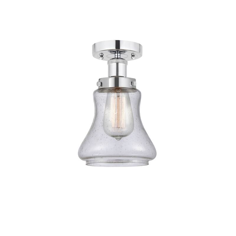 Innovations Lighting Bellmont - 1 Light 7" Semi-Flush Mount - Mercury/Polished Chrome