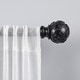 preview thumbnail 1 of 11, ATI Home Vine 1" Adjustable Curtain Rod and Finial Set