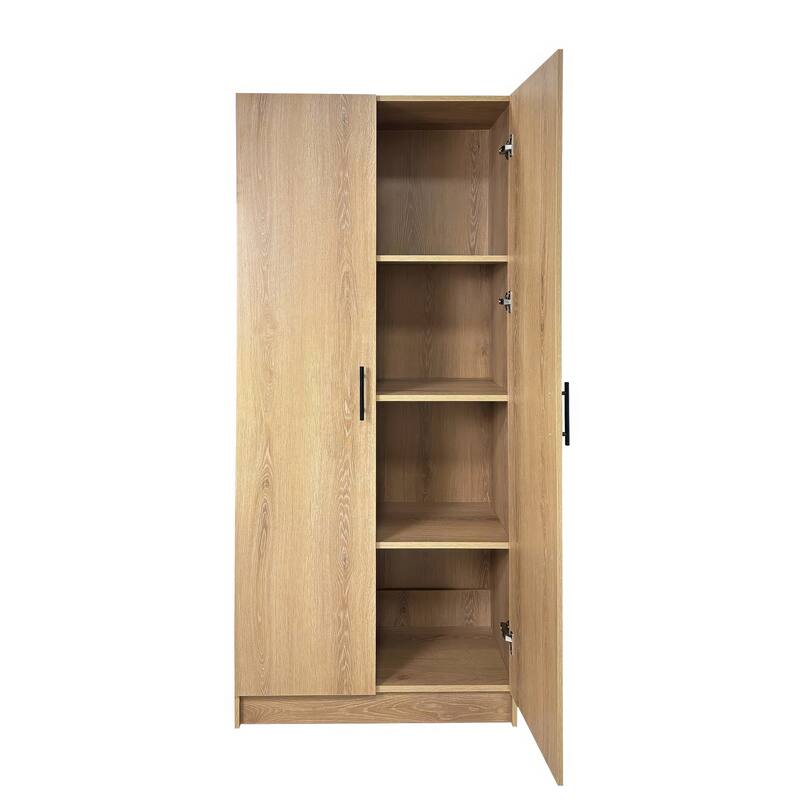 Modex Multi-Purpose Utility Storage Cabinet (2-Piece Set) - W 63″ × D 15.7″ × H 70.9″