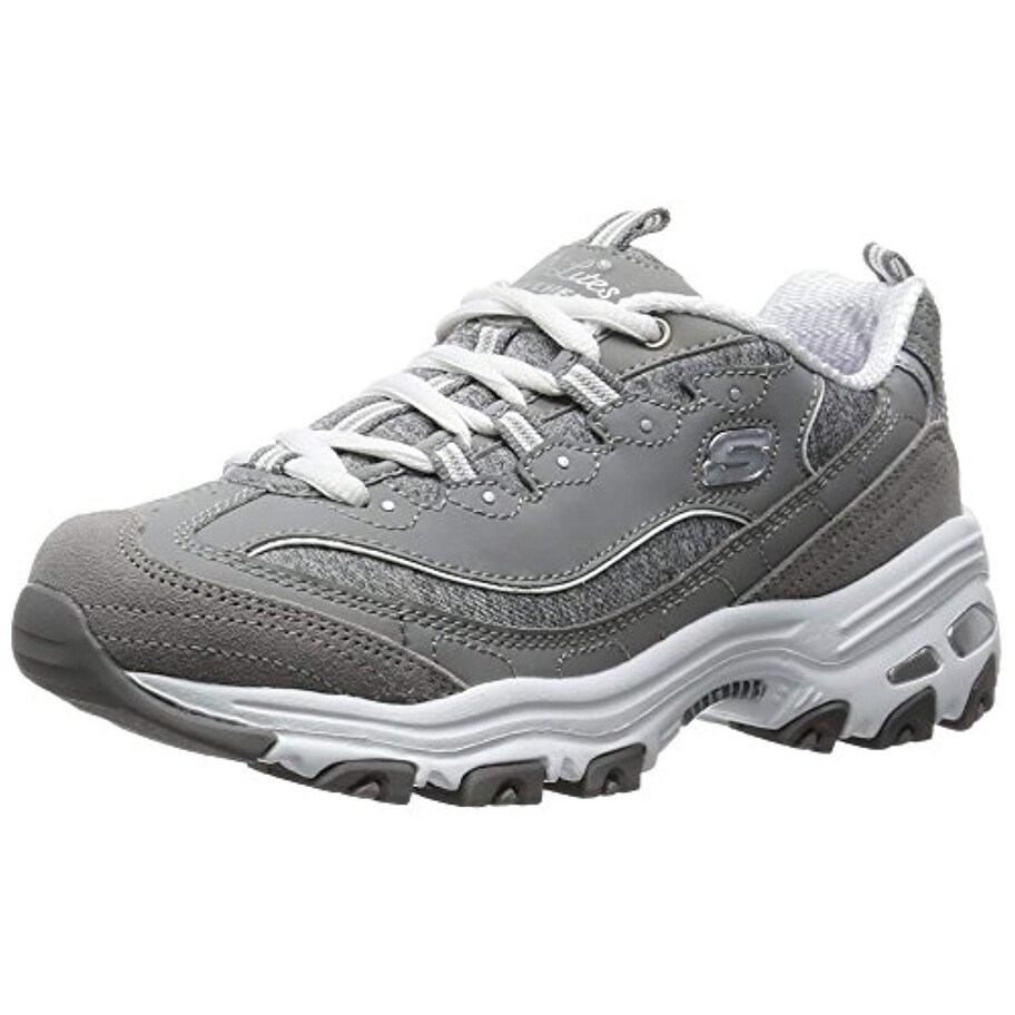 Skechers Women's D'lites Me Time Gray 10 B Us Skechers Women's D'lites Me Time Gray 10 B Us