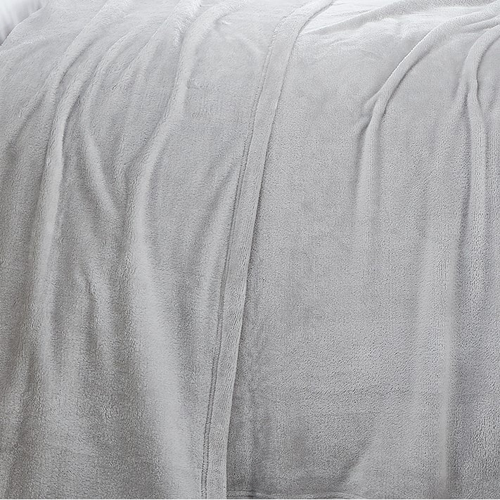 Southshore Fine Linens Premium Fleece Blanket - Throw - Grey