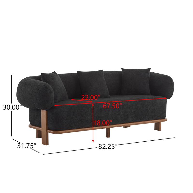 Christopher Knight Home - Oliver Wells Signature Round Arm Sofa