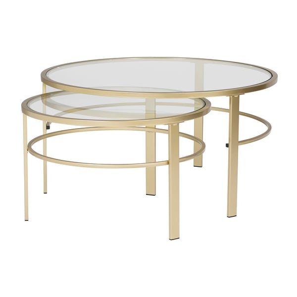 Shop Offex Home Corbel Modern Round Nesting Coffee Table ...