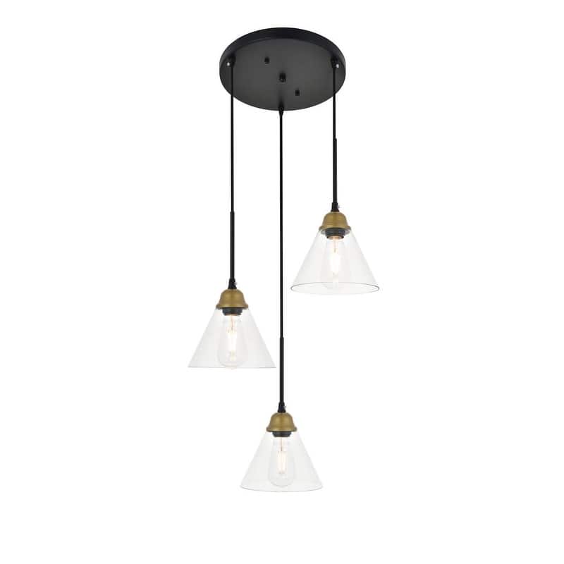 Histoire 3 light chrome Pendant