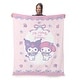 preview thumbnail 11 of 16, Sanrio My Melody and Kuromi Silk Touch Throw Blanket