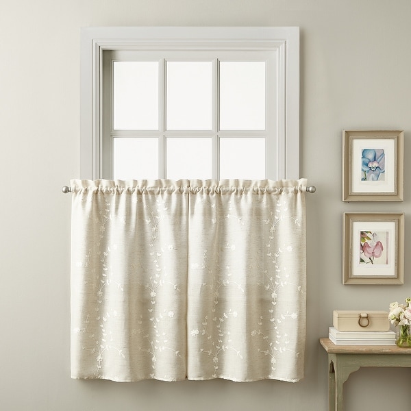 Lynette Tailored Tier Set and Valance Curtain Collection. Opens flyout.