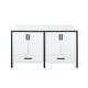 preview thumbnail 3 of 23, Ziva Bath Vanity and White Quartz Top White - 60 Inch