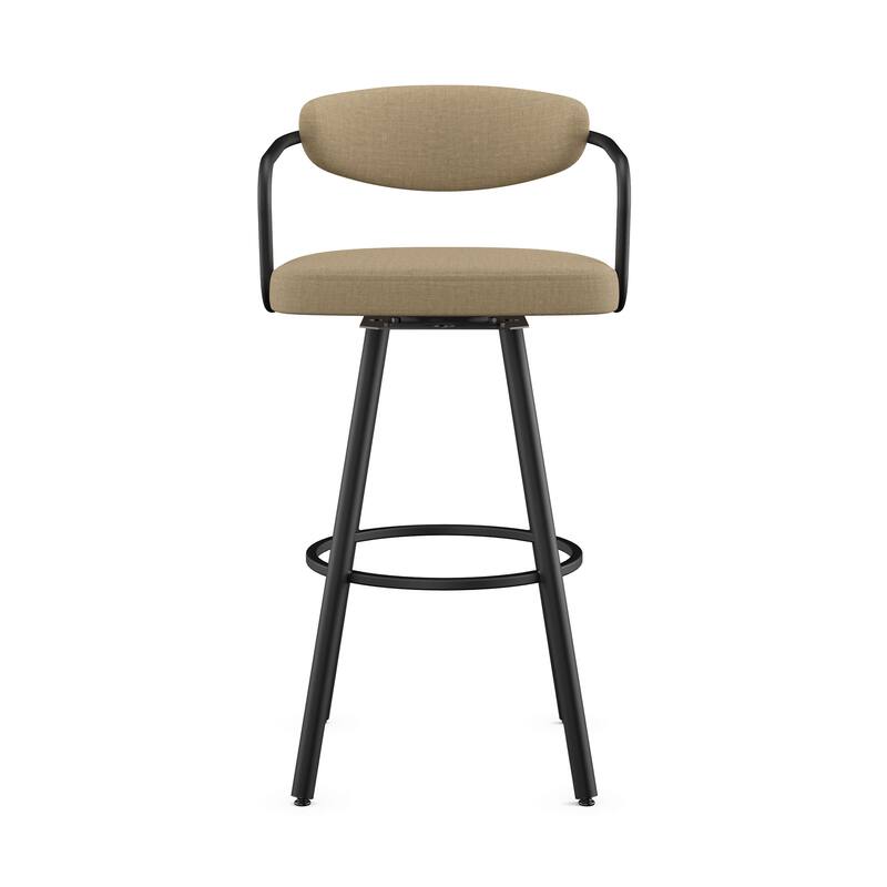 Amisco Ernesto Swivel Counter and Bar Stool with Arms