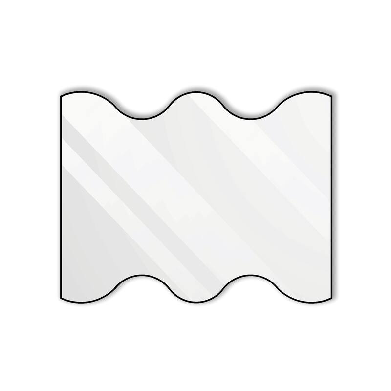 30x35 Inch Wall Mirror with Wavy Sides: Metal Framed Vanity and Dressing Mirror