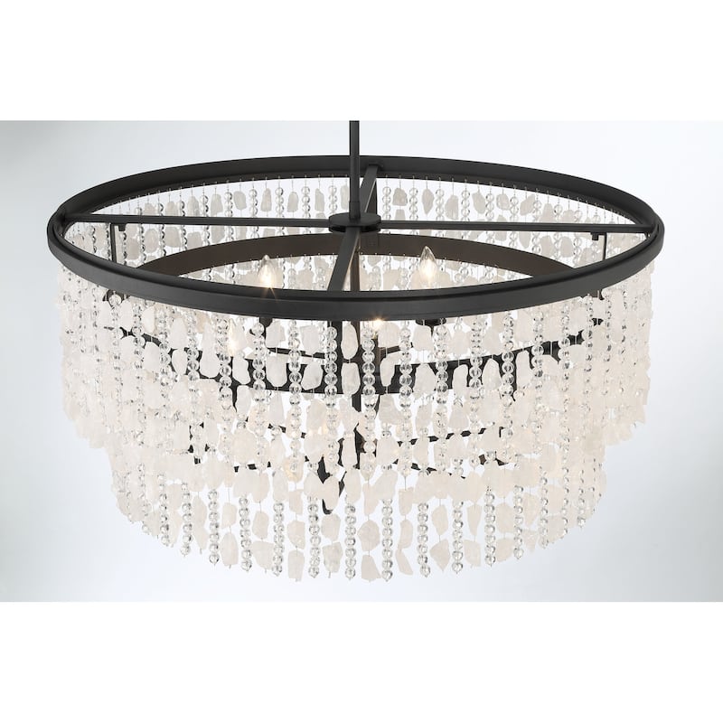 Minka Lavery 6706 Shimmering Elegance 9 Light 36" Wide Crystal