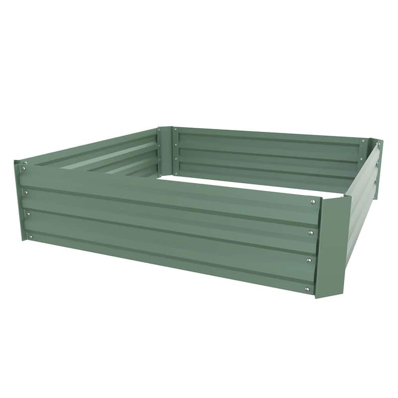Aoodor Raised Garden Bed 4' x 2' x 1' for Patio Ourdoor Yard