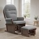 preview thumbnail 3 of 30, Nursery Glider Rocking Chair w/ Ottoman, Thick Padded Cushion Seating