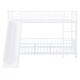 preview thumbnail 8 of 29, Kids Metal Bunk Bed with Slide and Funny Guardrails