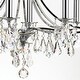 preview thumbnail 3 of 3, Cedar 8 Light Polished Chrome Chandelier - 28'' W x 29'' H