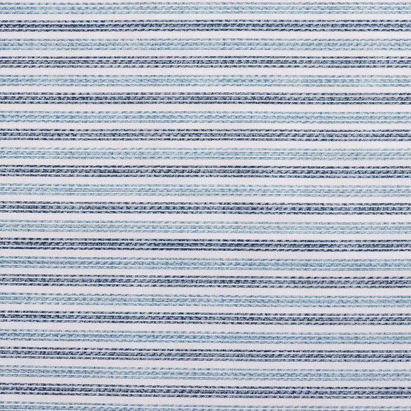 Eddie Bauer Ticking Stripe Navy Cotton Percale Duvet Cover Set