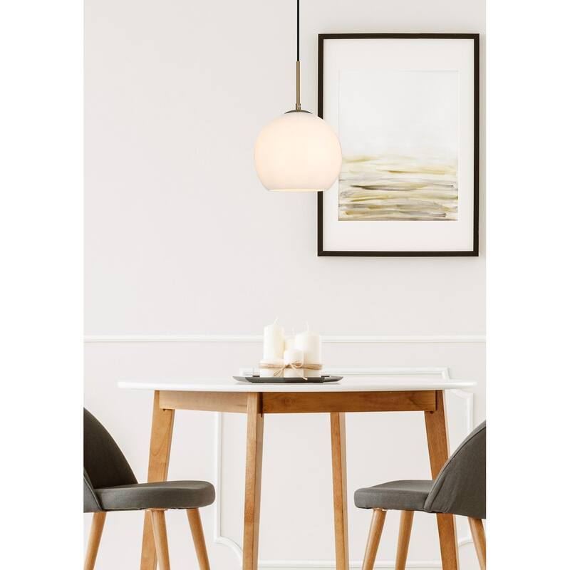 Elegant Lighting Baxter Single Light 10" Wide Mini Pendant with