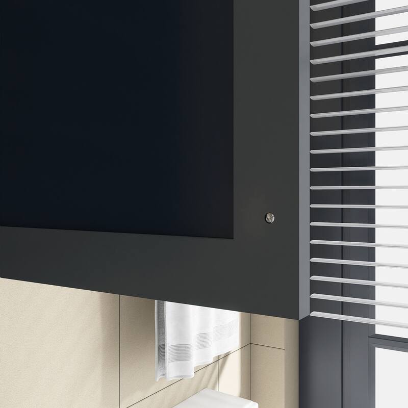 24'' x 27'' Wall Mounted Medicine Cabinet with Height Adjustable Shelf