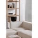 preview thumbnail 6 of 7, Aurelle Home Modern Oak Arched Bookshelf